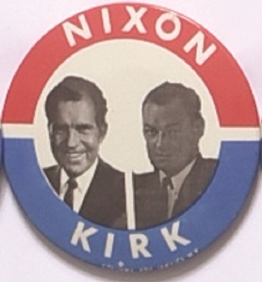 Nixon and Kirk 1968 Proposed Ticket