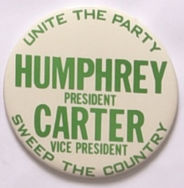 Humphrey, Carter Unite the Party