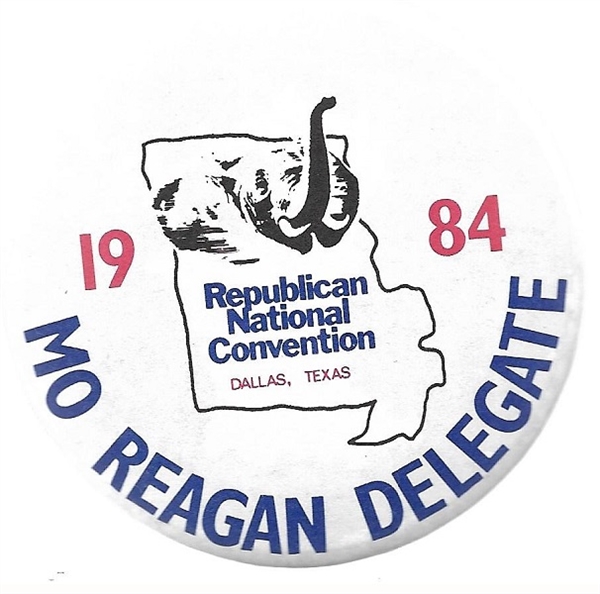 Reagan 1984 Missouri Delegate