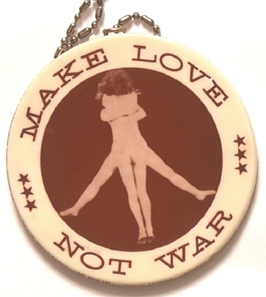 Make Love Not War Medallion