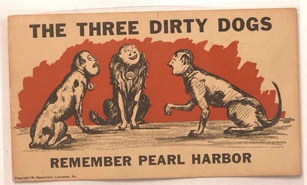 Three Dirty Dogs Remember Pearl Harbor
