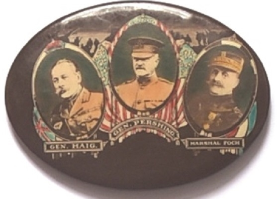 Haig, Pershing, Foch World War I Allies Mirror