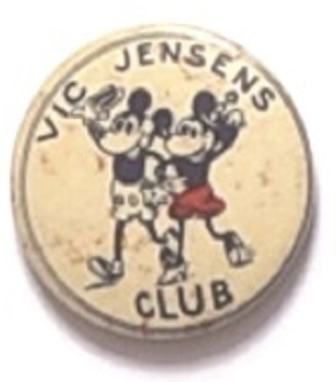Mickey Mouse Club Black and White Celluloid