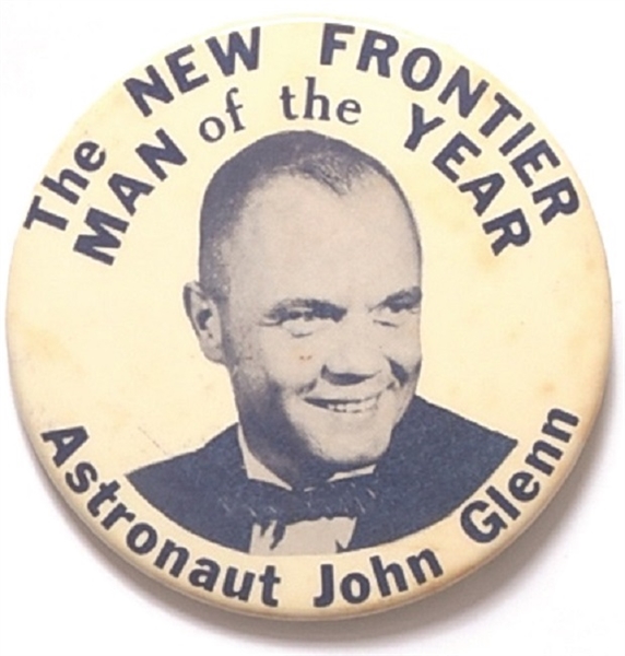 Large, John Glenn New Frontier Man of Year Emress Blue Version