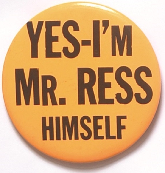 Yes, I’m Mr. Ress Himself