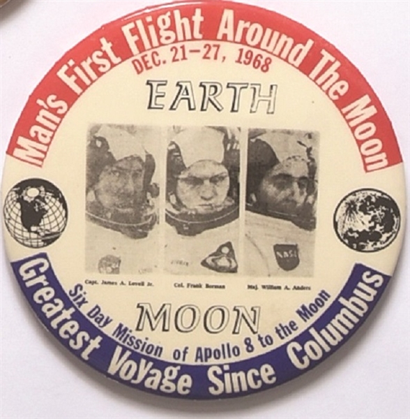 Apollo 8 First Flight Around the Moon