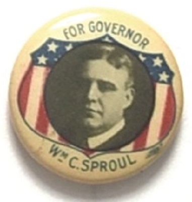 Sproul for Governor of Pennsylvania 