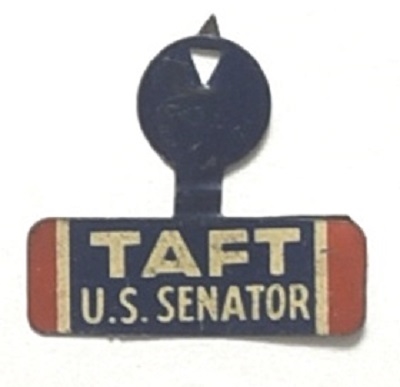 Taft for US Senator Ohio Tab