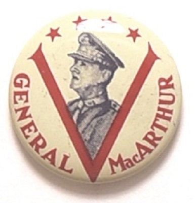 General MacArthur V for Victory