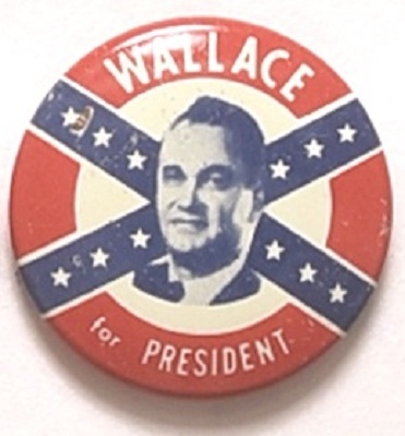 Wallace Confederate Flag Litho