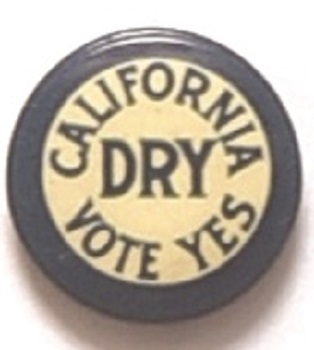 California Dry Vote Yes Blue Border