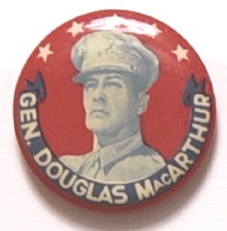 Gen. Douglas MacArthur Red, White and Blue
