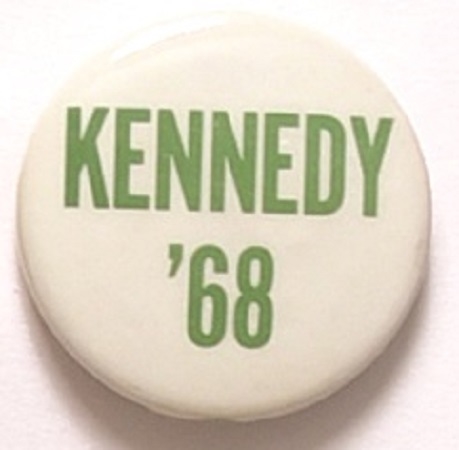 Kennedy 68 Green Letters