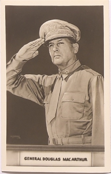 General Douglas MacArthur Postcard
