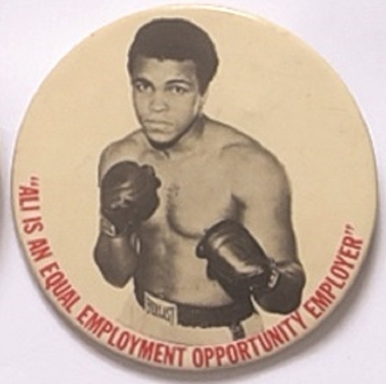 Ali Equal Employment Boxing Pin