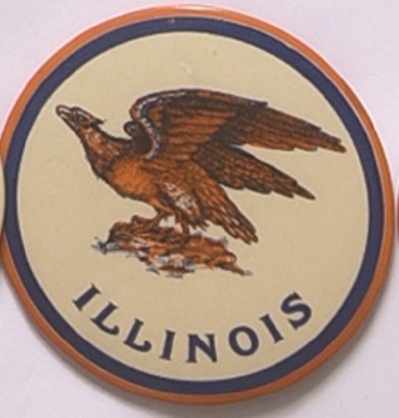 Vintage Illinois Eagle Celluloid