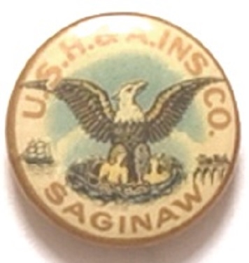 Saginaw, Mich. Insurance Pin