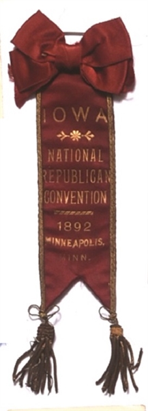Iowa 1892 Republican National Convention