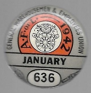 Teamsters 1942 Labor Pin