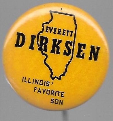 Everett Dirksen Illinois Favorite Son 