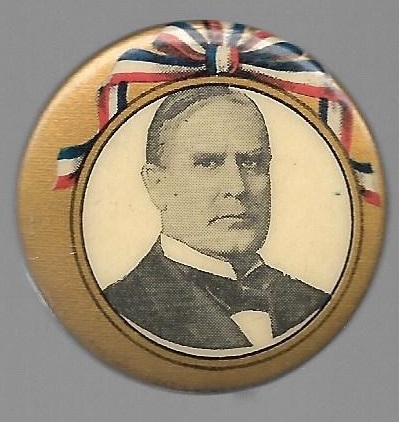 William McKinley 1 ¼ Inch Celluloid 