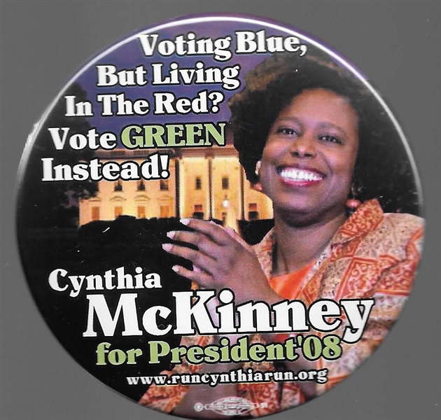 Cynthia McKinney for President Green Party 