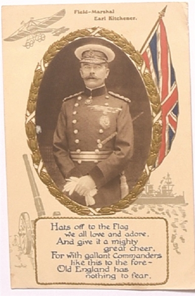 Field Marshal Kitchener Postcard