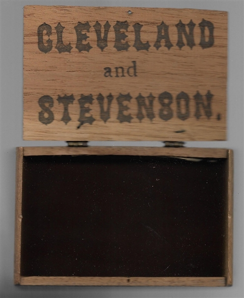 Cleveland and Stevenson Cigar Box