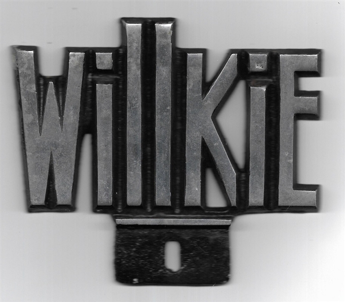 Willkie Unusual 1940 License