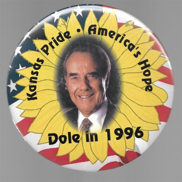 Bob Dole 6 Inch Sunflower Pin