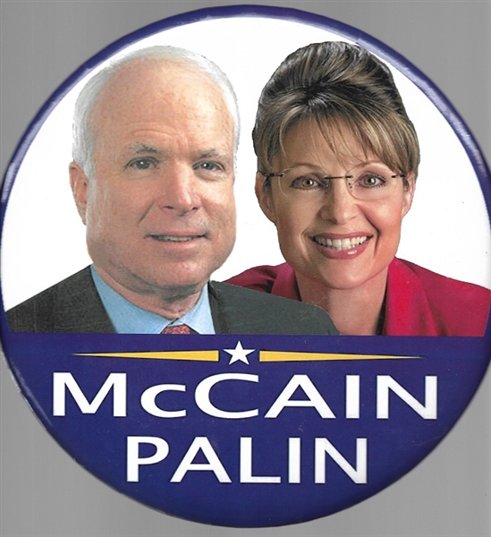 McCain, Palin 9 Inch Celluloid