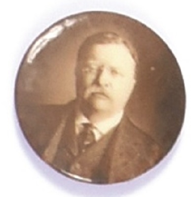 Theodore Roosevelt Later Photo Scarce Celluloid