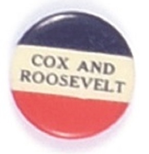 Cox and Roosevelt RWB Celluloid