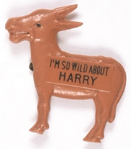 I’m So Wild About Harry Truman Donkey Pin
