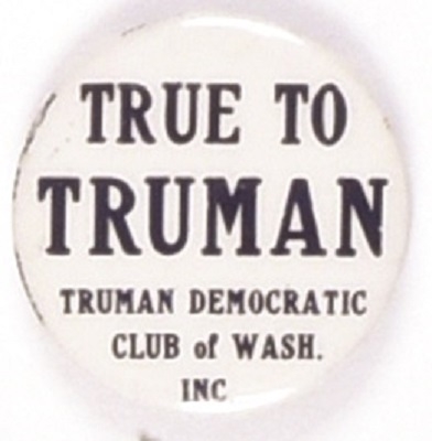 True To Truman Democratic Club of Washington