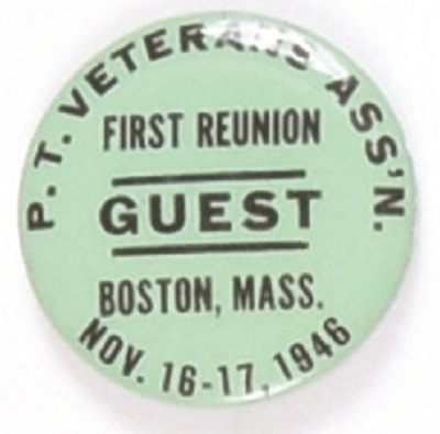 JFK Related P.T. Veterans Association 1964 Massachusetts Reunion, Green Version