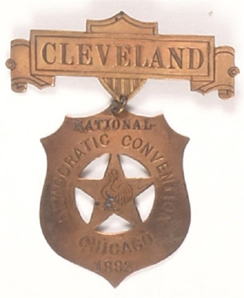 Cleveland 1892 Convention Medal