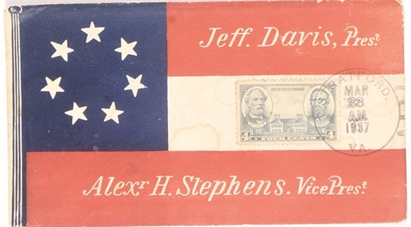 Davis and Stephens Civil War Cover