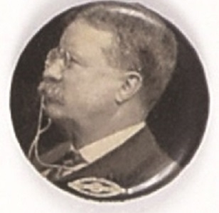 Theodore Roosevelt Profile Pin