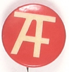Taft T-A-F-T Red Celluloid