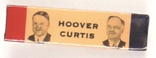 Hoover, Curtis Celluloid Bar Jugate