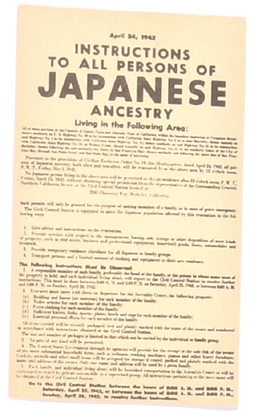 Japanese-American Internment Postcard
