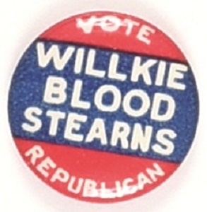 Willkie, Blood, Stearns New Hampshire Coattail