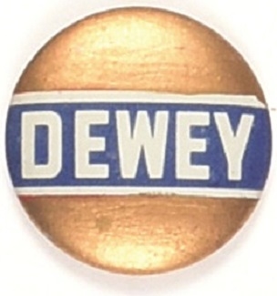 Dewey Unusual Gold Litho