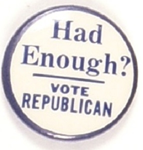 Dewey Had Enough? Vote Republican