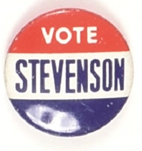 Vote Stevenson Red, White and Blue
