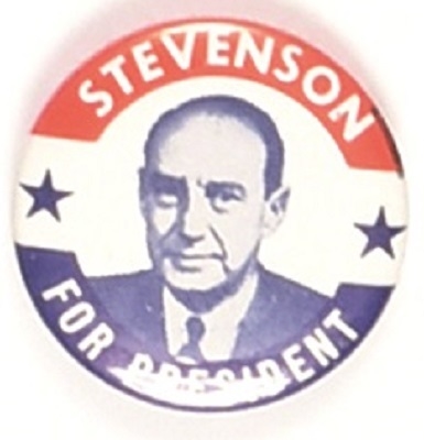 Stevenson for President Two Stars