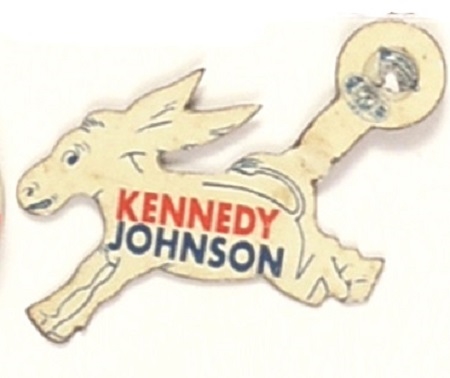 Kennedy, Johnson Donkey Tab