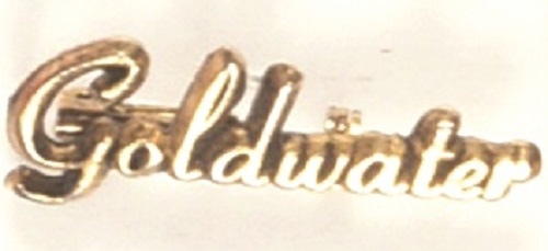 Goldwater Script Lettering Lapel Pin