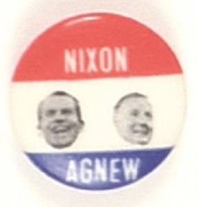 Nixon, Agnew Unusual Size Smaller Jugate